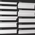 Different Styles and Designs of Gypsum Cornice Molding for Interior Decoration Showcase