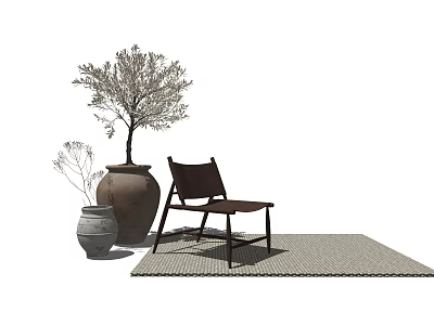 Quiet Leisure Chair 3d model Quiet Leisure Chair 3d model