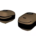 Modern Brown And Black Rice Cookers With Sleek Design For Kitchen Use