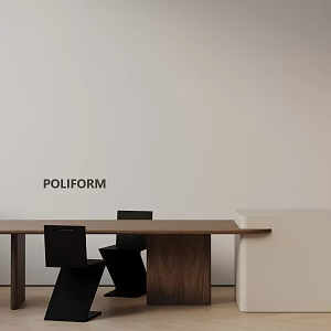 Modern table combination 3d model