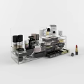 Acrylic Storage Rack with Multiple Layers for Cosmetics Makeup Skincare Products