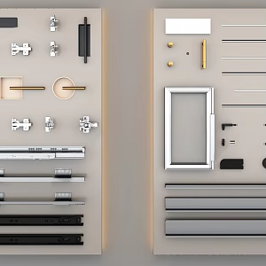 hardware display board 3d model