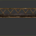 Wooden Bench With Geometric Cross Backrest And Upholstered Decorative Seat