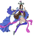 Modern game character female Taoist game character 3d model