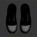 Stylish Black Lace Up Ankle Boots With Silver Toe Cap And Durable Rubber Soles