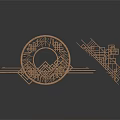 Artistic Circular Home Decor Piece With Intricate Geometric Patterns And Modern Design