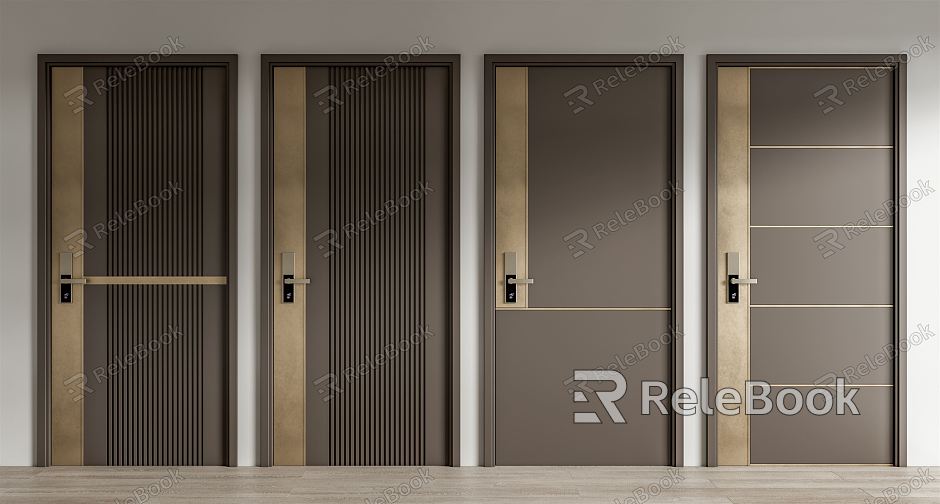 Modern security door entry door model