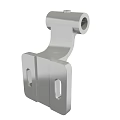 Automotive Metal Bracket Component With Mounting Holes For Vehicle Installation