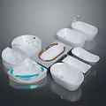Different Styles Of Modern Bathtubs With Various Shapes And Features