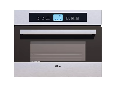 Modern Built In Oven Kitchen Appliance With Digital Display By Fotile 3d model
