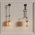 CCD wall lamp combination 3d model