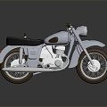 Modern motorcycle two-wheeled motorcycle off-road motorcycle road racing motorcycle 3d model