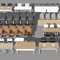 Diverse Conference Tables With Matching Chairs In Various Styles And Colors