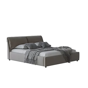 Modern Double Bed 3d model