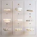Elegant Modern Chandeliers in Various Styles With Unique White Minimalist Designs for Interior Decoration