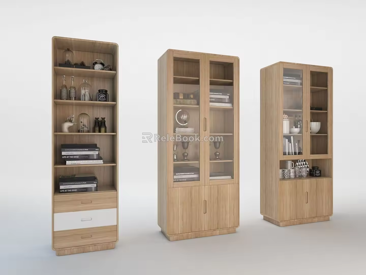 Nordic Bookcase 3d model