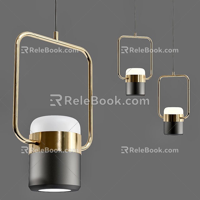 Modern chandelier 3d model