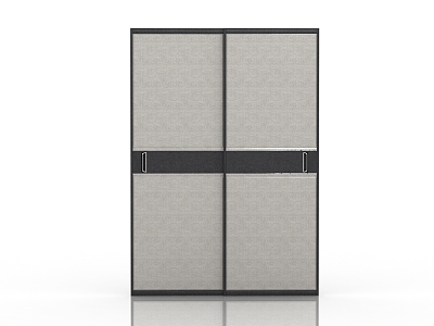 Wardrobe sliding door 3d model