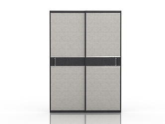 Wardrobe sliding door 3d model