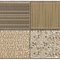 Elegant Decorative Wooden Wall Panels Featuring Various Natural Wood Textures And Patterns