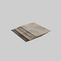 Square Rugs In Neutral Tones With Soft Texture For Modern Home Decor 3d model