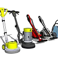 Various Types of Household Electric Vacuum Cleaners for Home Cleaning Use