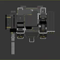 Mech warrior machine battle armor mechanical battle armor machine warrior battle robot game robot 3d model