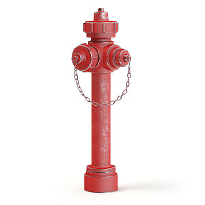 modern fire hydrant outdoor fire hydrant 3d model