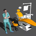 Dental Medical Equipment Dental Surgical Chair Combination With Various Designs And Professional Features