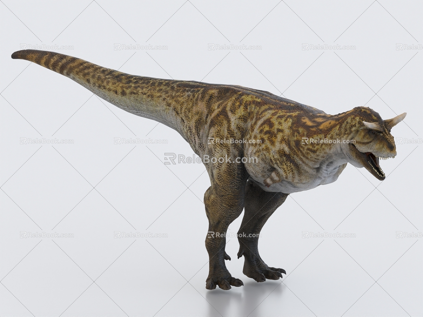 Beef-eating dinosaurs, ancient creatures, ancient animals 3d model