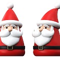 Santa Claus Ornaments Ceramic Santa Claus Cartoon Santa Claus Puppet Santa Claus Santa Claus Decorations Ceramic Santa Claus 3d model