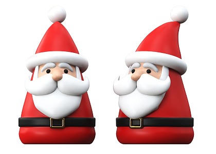 Santa Claus Ornaments Ceramic Santa Claus Cartoon Santa Claus Puppet Santa Claus Santa Claus Decorations Ceramic Santa Claus 3d model