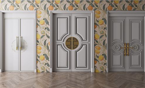 Jane ou double door 3d model