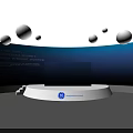 GE Lighted Showcase With Blue Lighting For Limited Edition 3 Color LED Sneakers