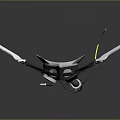 Protective Safety Apparel Featuring Black Mask And White Spiral Tube Structure