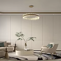 Modern Reception Room 3d model