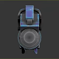Mini Gun Mini Machine Gun Sci-fi Weapon Futuristic Weapon Sci-fi Equipment Concept Weapon Next Generation Weapon 3d model