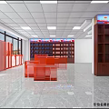 Tobacco and Alcohol Store Interior With Shelves Displaying Products And Retail Counters