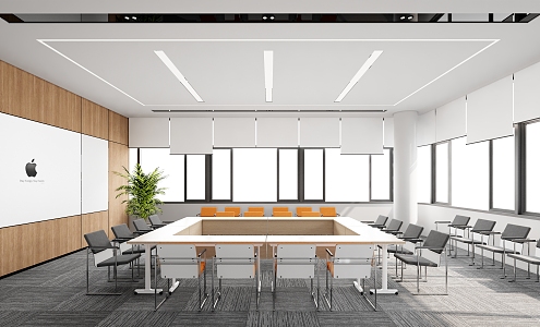 Modern Conference Room 3d model