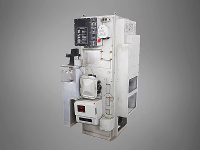 Professional Medical Equipment With Control Panel Buttons And Display Screen 3d model