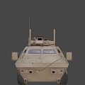 Guardian Armored Security Vehicle 3d model