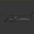 Detailed 3D Rendering of Aerospace Helicopter with Rotor Blades for Space Missions