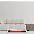 Modern Multiplayer Sofa Italia Multiplayer Sofa Corner Sofa 3d model