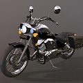 Realistic Lifan Motorcycle Modern Realistic Retro Car Motor Vehicle Lifan Motorcycle Motorcycle Vehicle Old Car 3d model