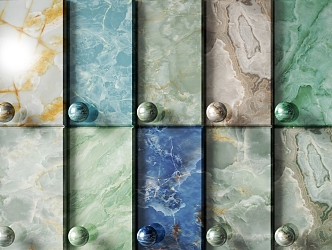 Jade Stone Marble Slab Landscape Stone 3d model