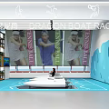Spacious Indoor Table Tennis Hall With TENNIS HERO Banners And Active Players
