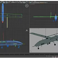Full Details of Flying Eagle in Taiwan's Sharp Kite UAV 3d model
