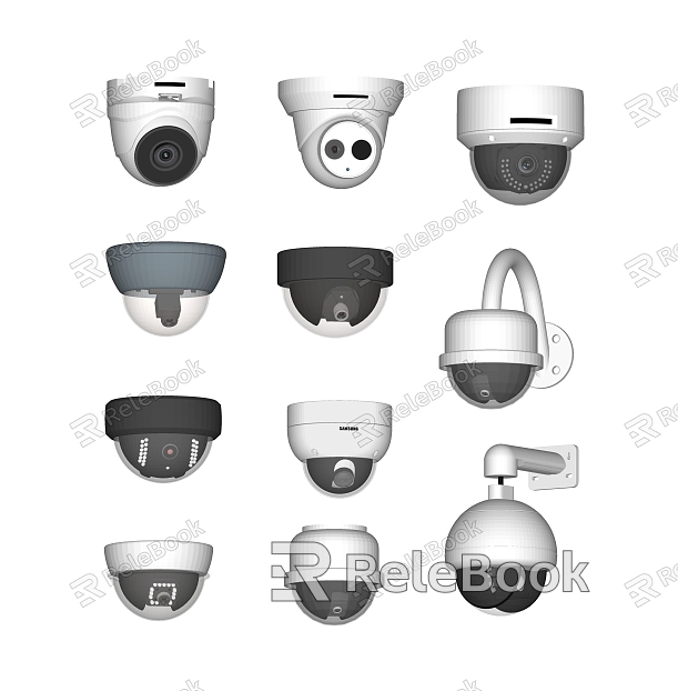 Modern camera security surveillance camera combination security surveillance model