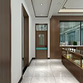 Traditional Chinese Medicine Shop Interior With Wooden Cabinets And Herbal Display Cases
