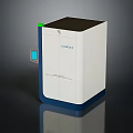 EcoMax Electronic Appliance With White And Blue Modern Design And Digital Control Panel